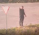 Трое молодчиков на Сахалине расстреляли дорожный знак из пистолета 