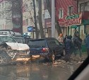 Массовое ДТП произошло в Южно-Сахалинске