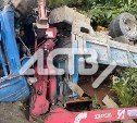 На охотской трассе лоб в лоб столкнулись два автомобиля