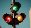 В Южно-Сахалинске вновь заработал светофор на пересечении пр. Победы и ул. Железнодорожной