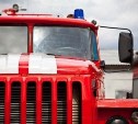 Грузовой автомобиль тушили в Анивском районе